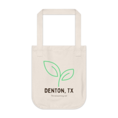 Growing Up Denton Organic Canvas Tote Bag