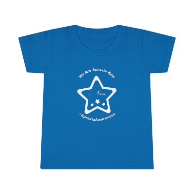 2024 Apraxia Awareness Blue Kids Toddler T-shirt