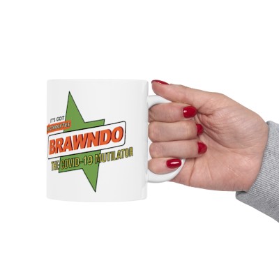 BRAWNDO - Covid-19 Mutilator - Ceramic Mug, 11oz