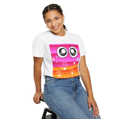 Unisex T-shirt colors and eyes that look.. Unisex Garment-Dyed T-shirt