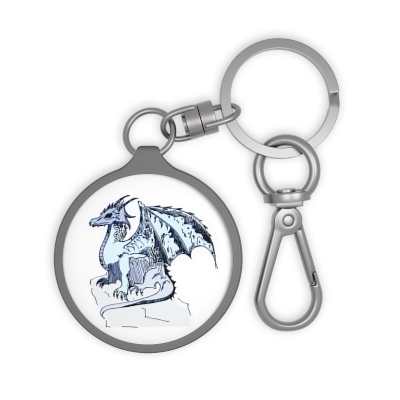 Blue Skull Dragon, Key Chain