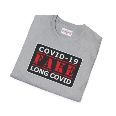 Both Covids - FAKE! Unisex Softstyle T-Shirt