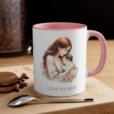Mother's Day Ceramic Two-Tone Coffee Mug 11oz