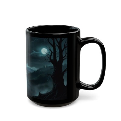 Enchanted Forest Black Mug (11oz, 15oz)