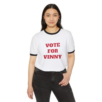 VOTE FOR VINNY Ringer T-Shirt