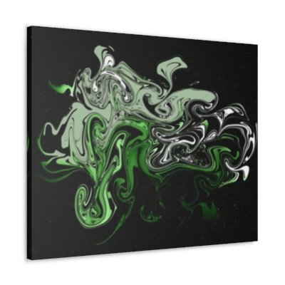 Green Racer Canvas Gallery Wraps