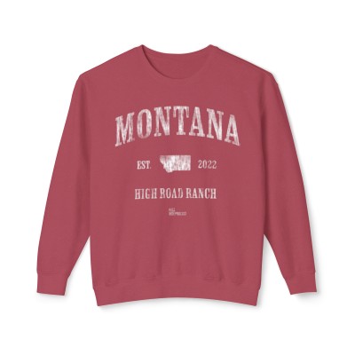 Montana High Road Ranch Lightweight Crewneck Sweatshirt