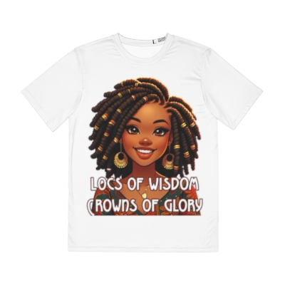 Joyful Locs of Wisdom, Crowns of Glory T-Shirt - Celebratory Afrocentric Tee, Inspirational Natural Hair Pride Shirt