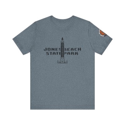 Jones Beach Classic — TOWER TEE — plus sleeve graphic— 100% cotton