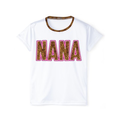 Bold Leopard Print 'NANA' T-Shirt - Stylish Mother's Day Tee with a Wild Twist