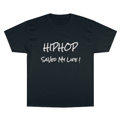 Lupe Fiasco "HIP HOP Saved My Life"- Champion Lyric T-Shirt  