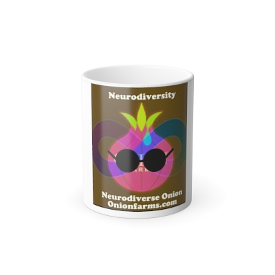 Neurodiversity Onion Color Morphing Mug, 11oz