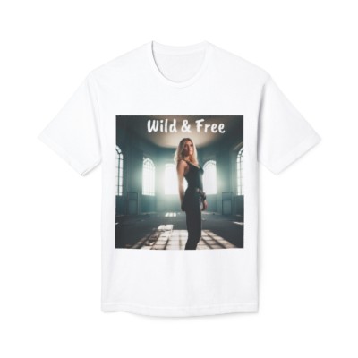 Unisex Midweight T-shirt, Made in US Wild & Free