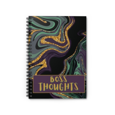 Boss Thoughts - Spiral Notebook - Ruled Line