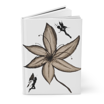 Fairy Flower Hardcover Journal Matte