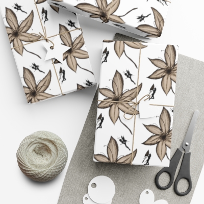 Fairy Flower Gift Wrap Papers