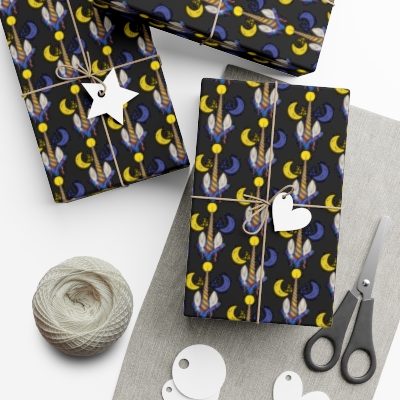 Unicorn Moons Gift Wrap Papers