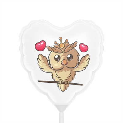 SDP OWL'S LOVE Balloons (Round and Heart-shaped), 6"