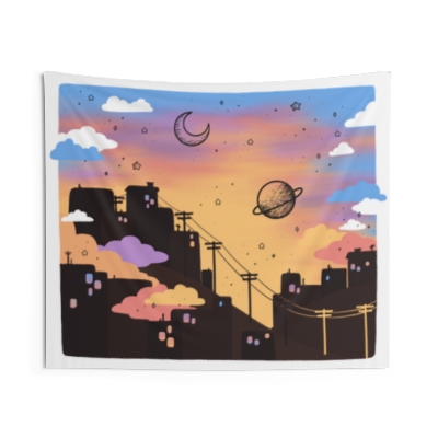 Cloud City Wall Tapestry