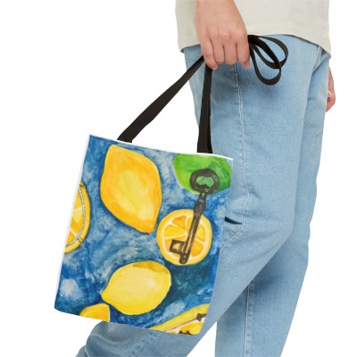 A Clockwork Lemon Tote Bag (AOP)