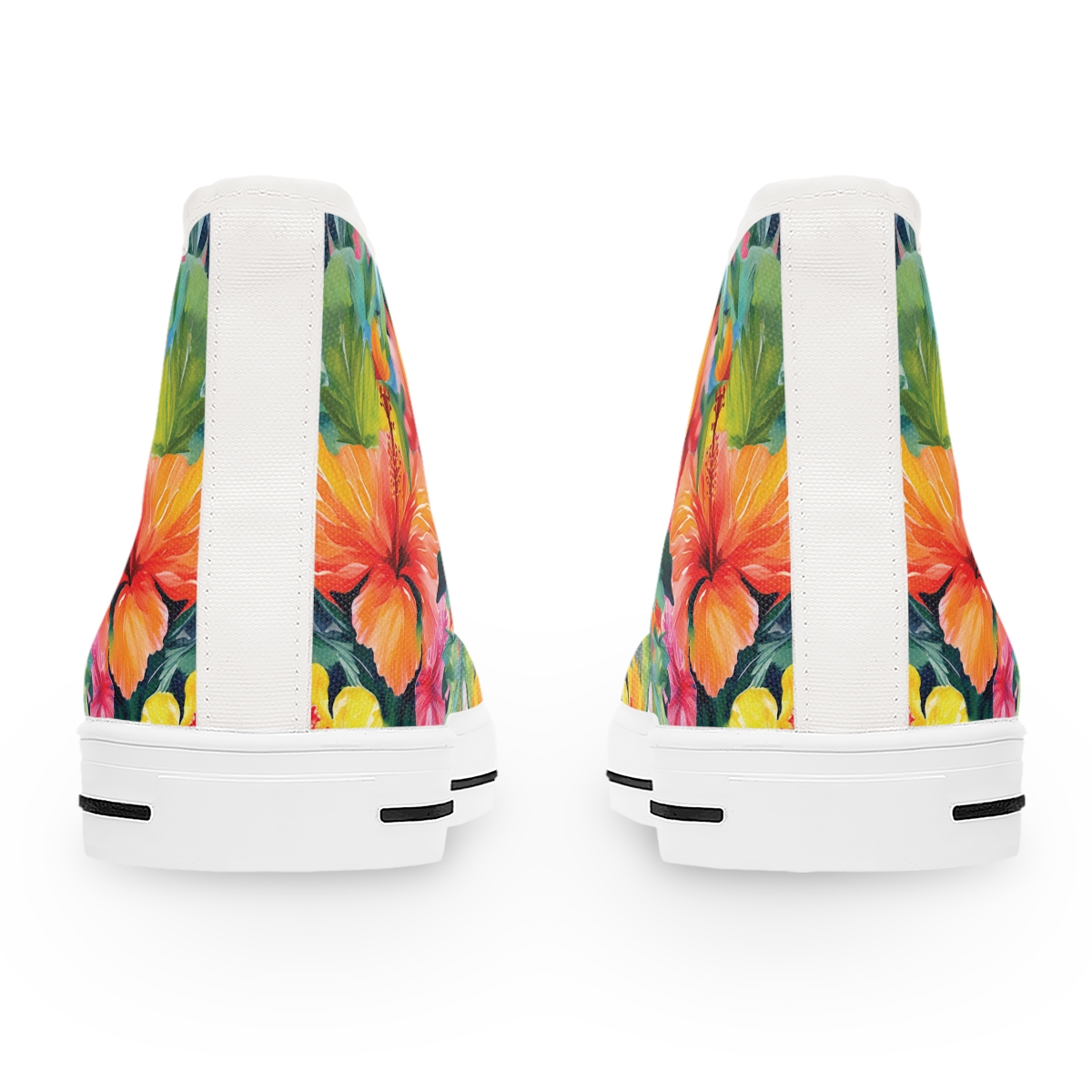 Watercolor Hibiscus (Light #3) Women's High-Top Sneakers product thumbnail image