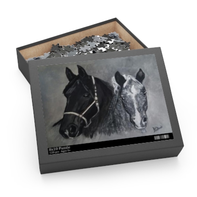 Boxed Version Horses Artist Original BCD Puzzle (120, or 252 Piece)