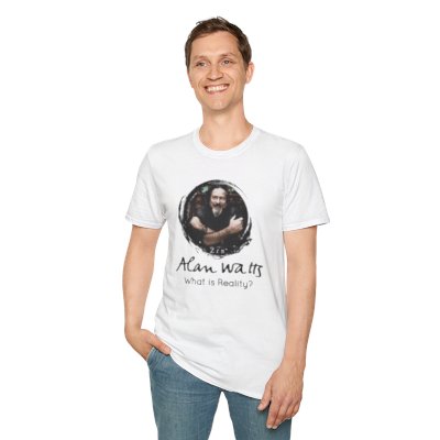 Alan Watts - What is Reality? Unisex Softstyle T-Shirt
