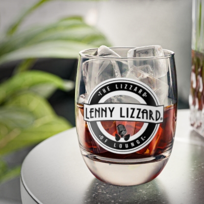 Lenny Lizzard 10oz Bar Glass