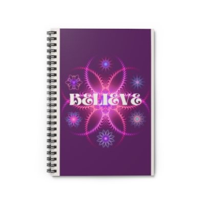 Believe, Spiral Notebook - Ruled Line