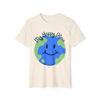 My Happy Place Unisex Recycled Organic T-Shirt