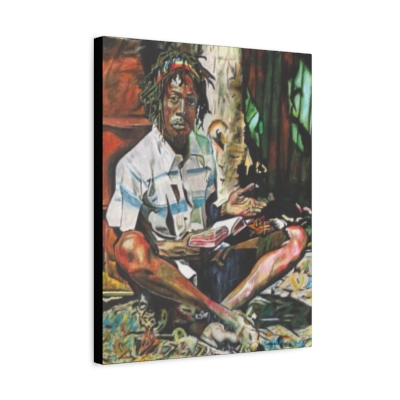 Canvas: Gregory Isaacs by Kira Matos, Matte Canvas, Stretched, 1.25"
