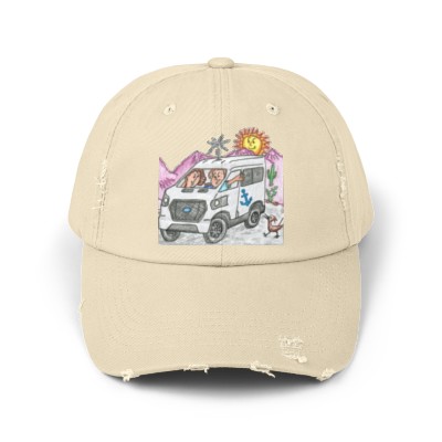 Anchor Moments RV Unisex Distressed Cap
