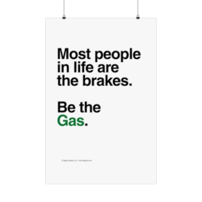 GAS—Matte Vertical Poster
