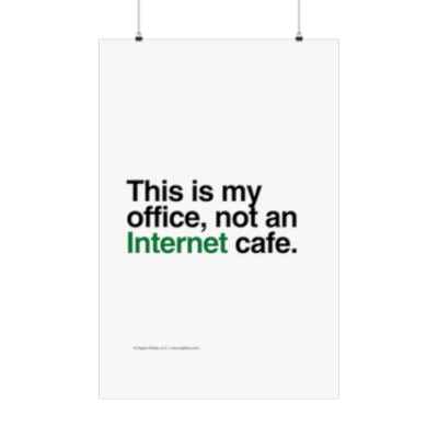 CAFE—Matte Vertical Poster