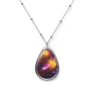 Magical Universe Oval Necklace