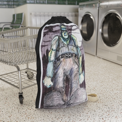 "Frankie" BigStyleArt Laundry Bag