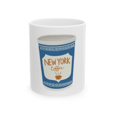 New York GREEK DINER COFFEE Mug