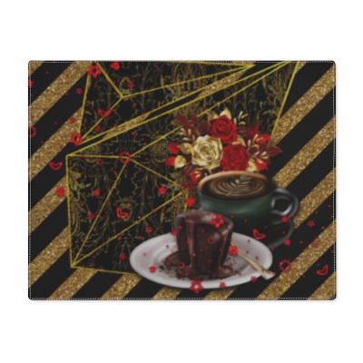 Coffee and Dessert Placemat, 1pc
