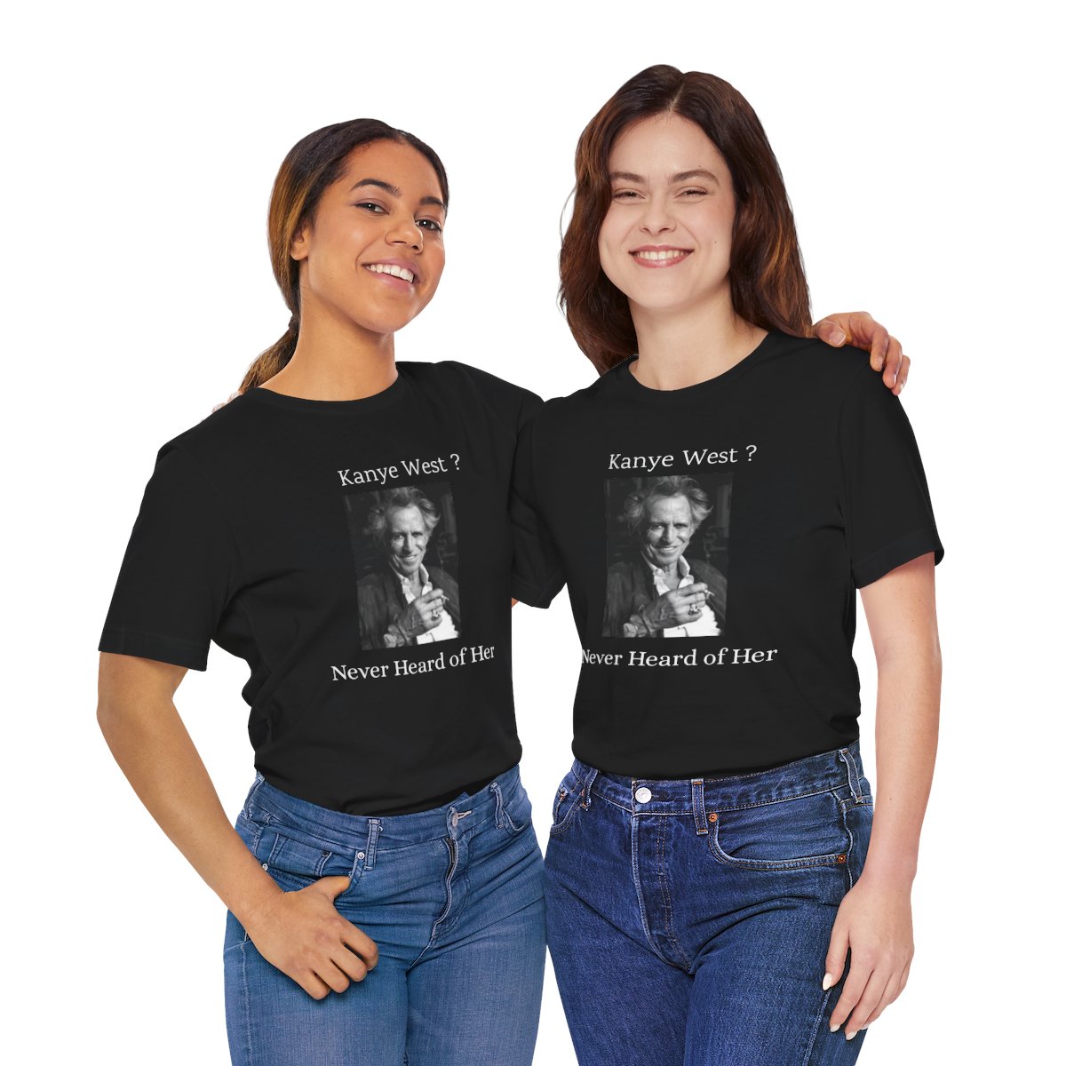 Keith Richards - Kanye West ? Never Heard of Her - T-Shirt product thumbnail image