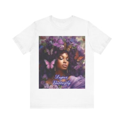 Lupus Awareness T-Shirt:  LUPUS Lively, Unstoppable, Powerful, Uplifting, Strong