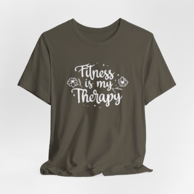 'Fitness Is My Therapy' Women's Top T-Shirt