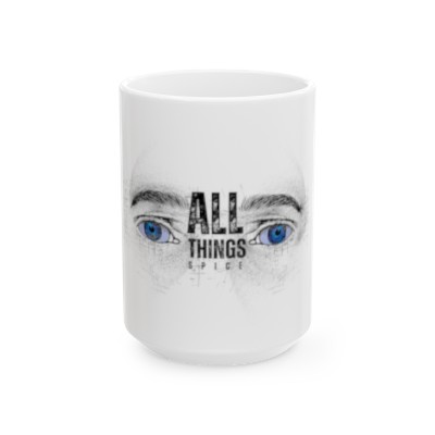 All Things Spice Print Graphic Ceramic Mug, (11oz, 15oz)