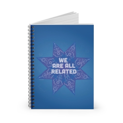 We Are All Related spiral notebook