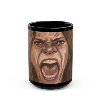 “Scream series” Black Mug (11oz, 15oz)