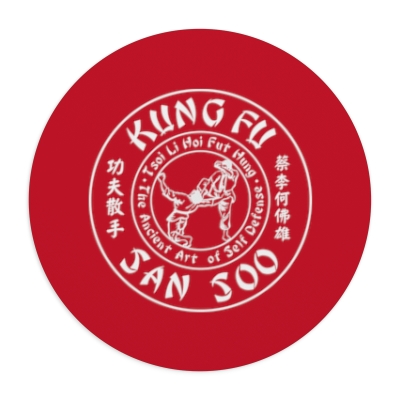 Dark Red Kung Fu San Soo Mouse Pad 