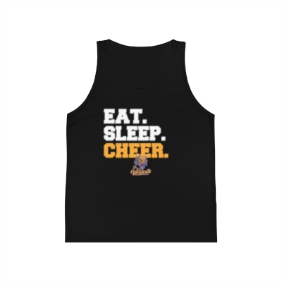 Eat Sleep Cheer - Kid's Jersey Tank Top