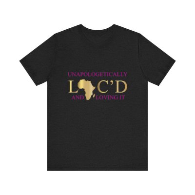Unapologetically Loc-d Kids Tee - Youth T-Shirt for Dreadlock Pride and African Heritage