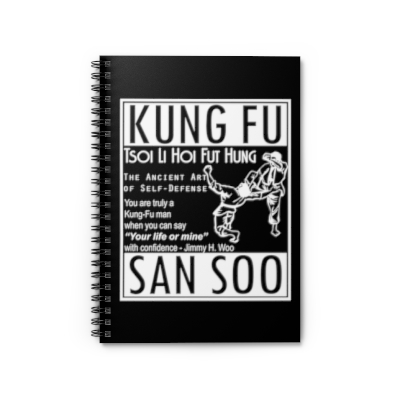 Kung Fu San Soo Spiral Notebook - Ruled Line