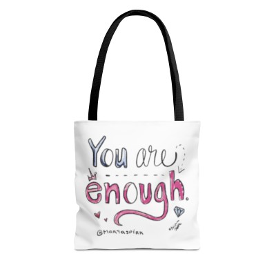 Tote Bag (AOP) - You are enough