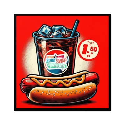 Limited Edition Hot Dog + Soda Indoor\Outdoor Sticker